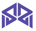 Kstrunp logo, purple geometric shape