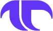 Kstrunp logo, purple geometric shape